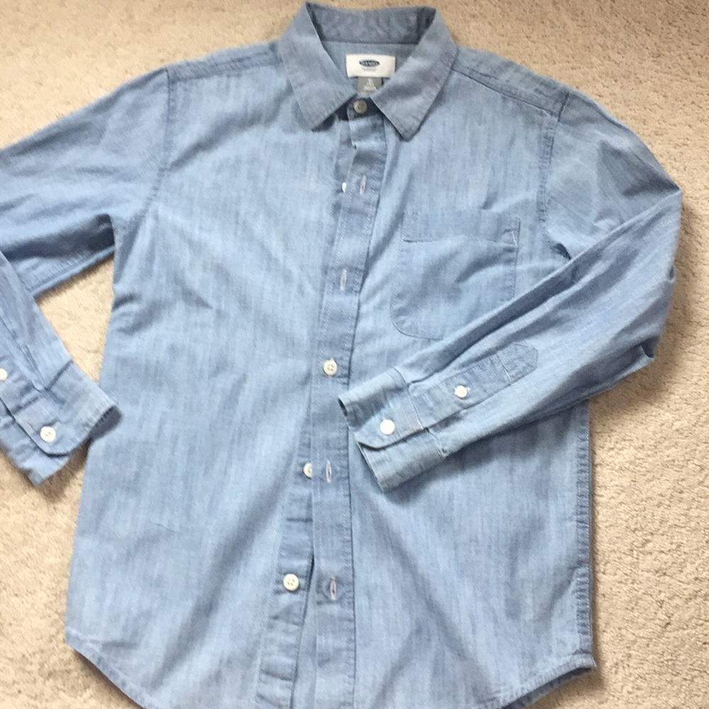 Boys Medium 8 button down
